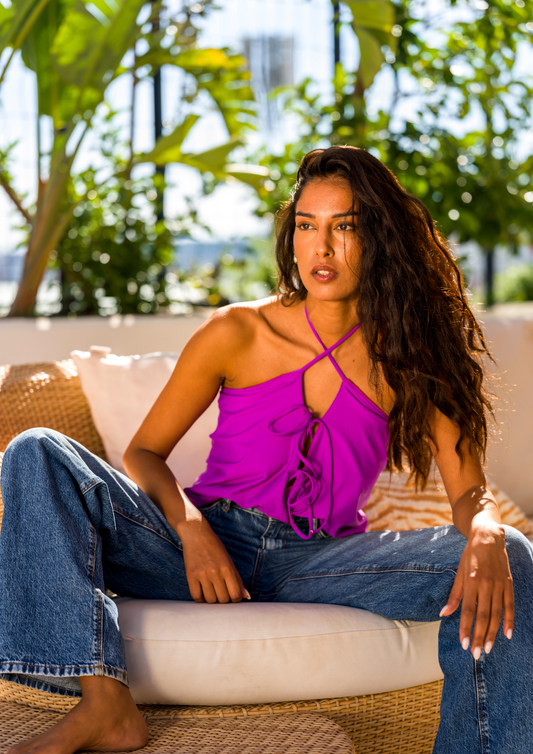 LAUGHING IN THE PURPLE RAIN - skirt/top