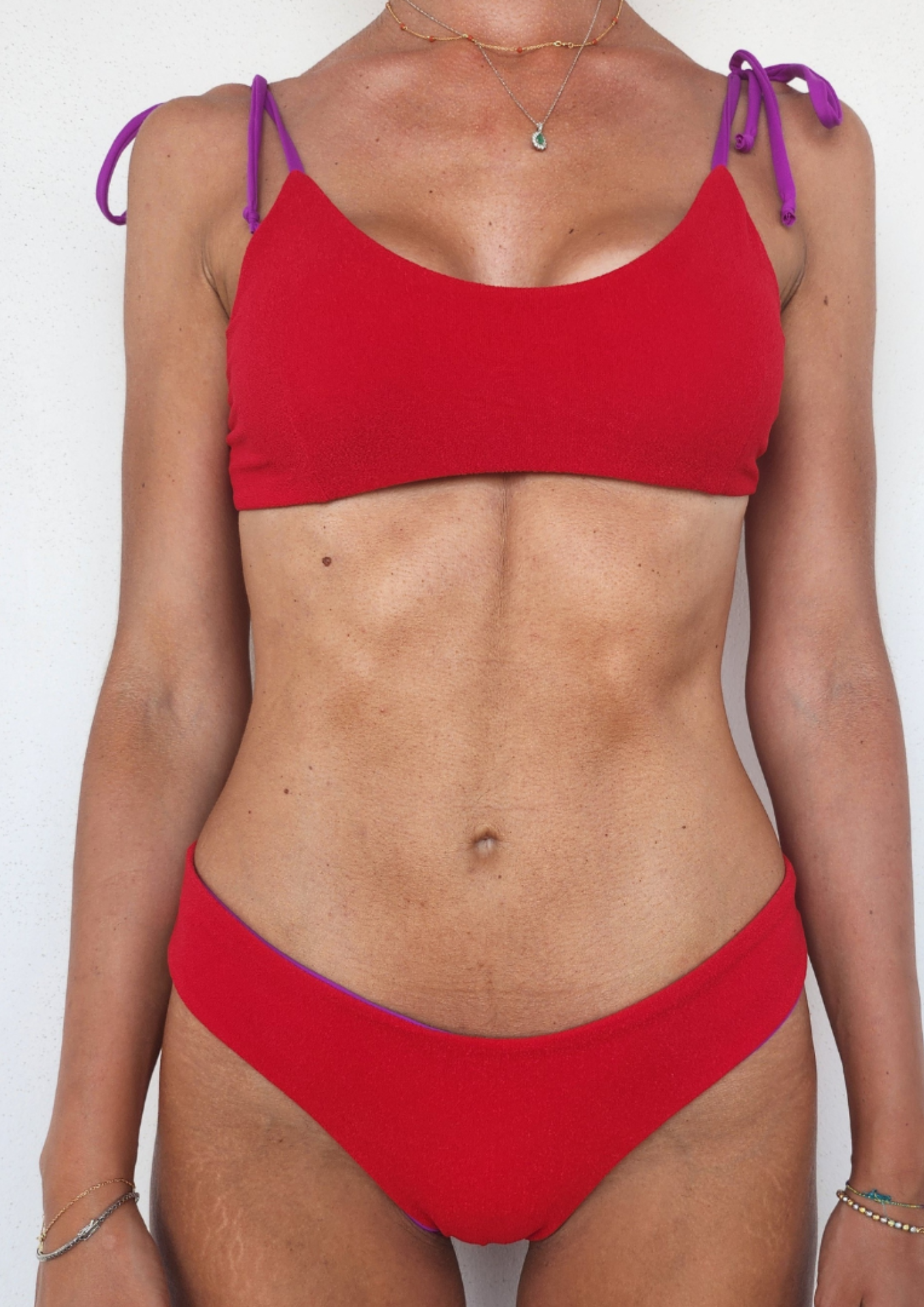 WILD BERRIES - double-face bikini set